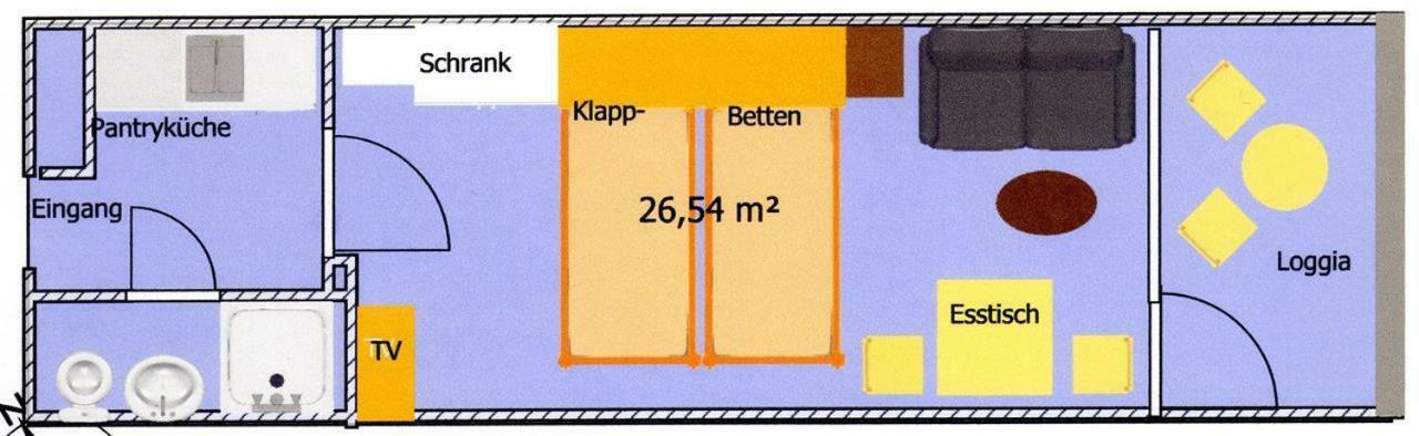 Appartement Deichgans - Haus Loreley Sankt Peter-Ording Esterno foto